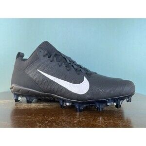 Nike Alpha Menace Pro 2 Low Black Football Cleats Men's Size 14 CV6477-001